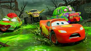 3D Trend McQUEEN Genz:FLOODS TOXIC RIVERS from Zombie! Giant Monster Chase - BeamNG.drive screenshot 5