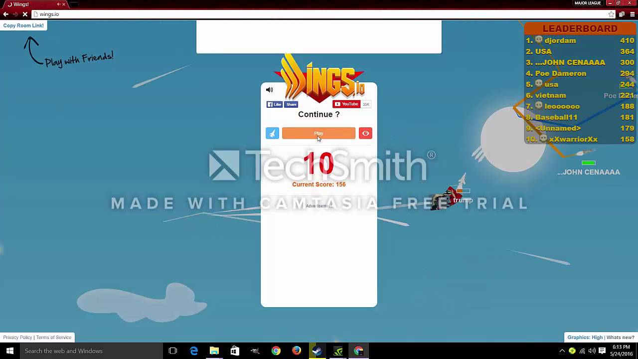 1!!!!!!!! Wing.io YouTube