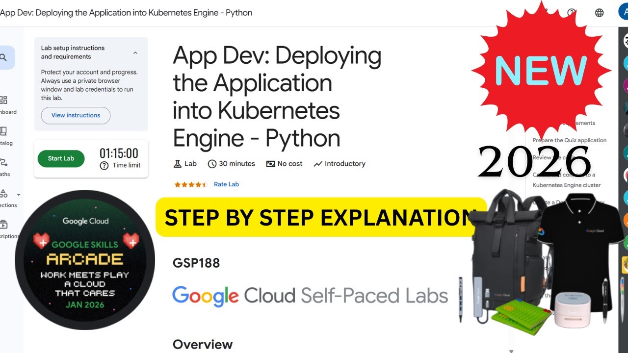 [NEW 2026] App Dev:Deploying the Application into Kubernetes Engine ...
