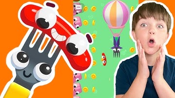 NEW challenge in Fork N Sausage | Gameplay with Ima