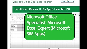 Excel Expert (Microsoft 365 Apps): Exam MO-211