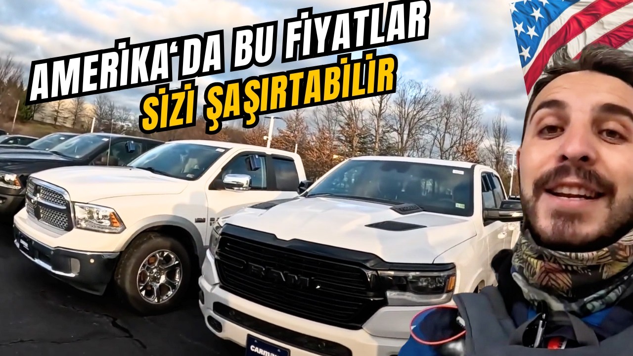 AMERİKA'da 🇺🇸 ARABA PAZARI - İNANILMAZ FİYATLAR! BÖYLE FİYAT MI OLUR!