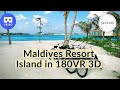 【VR180 Music】Maldives Resort Island in Virtual Reality 3D | My Travel and Music