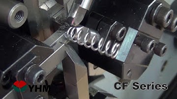 CNC Spring Machine CF-320- WD1.4mm Compression spring-200 pcs/min- YHM