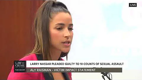 Olympic Gymnast Aly Raisman Speaks Out at Nassar H...