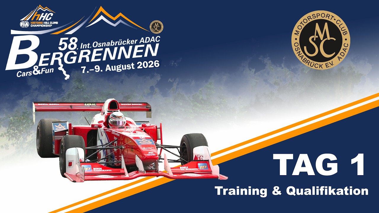 Osnabrücker Bergrennen 2026 | Tag 1: Training & Qualifikation - Batterie24.de