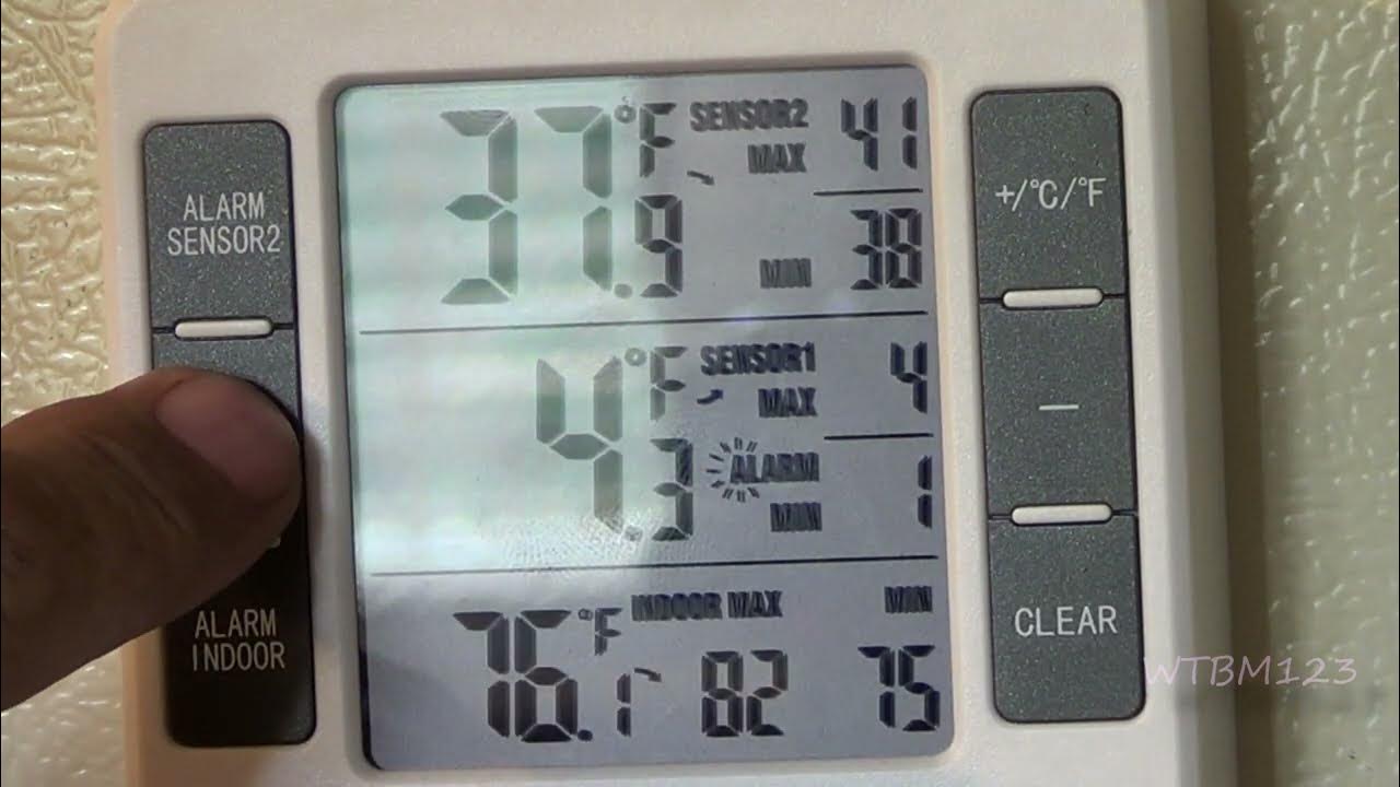 PEARL Kühlschrank Thermostat: Digitales Kühlschrank-Thermometer