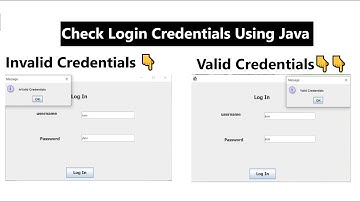 JDBC Project - checking Login credentials in Java using JDBC and MySql DataBase in Eclipse