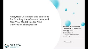Keynote Presentation: Analytical Challenges and Solutions for Enabling Nanoformulations and Non...
