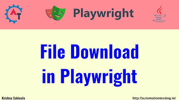 #37  File Download in Playwright Java