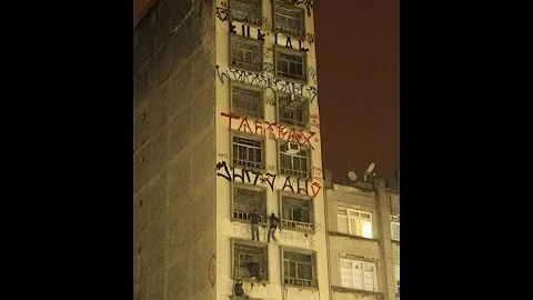 Como os pichadores chegam ao topo dos prédios?