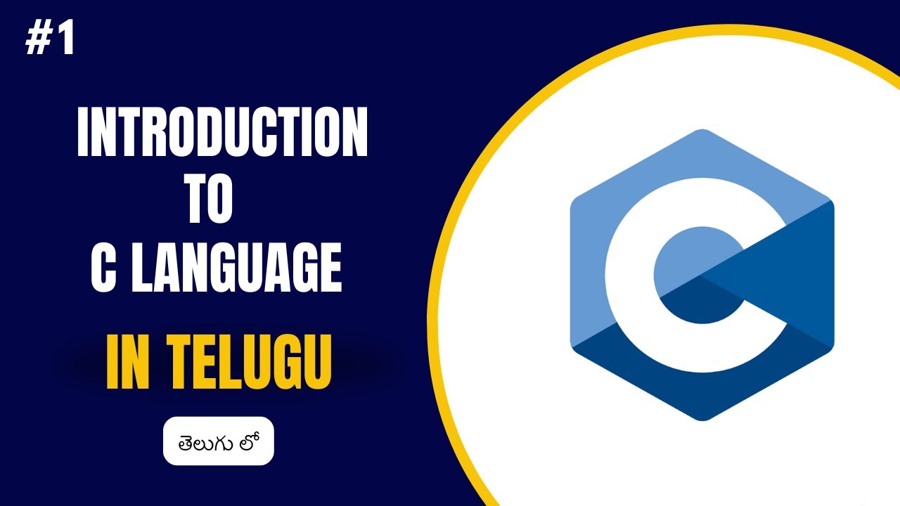 Introduction to c language | Learn c language full course in Telugu ...