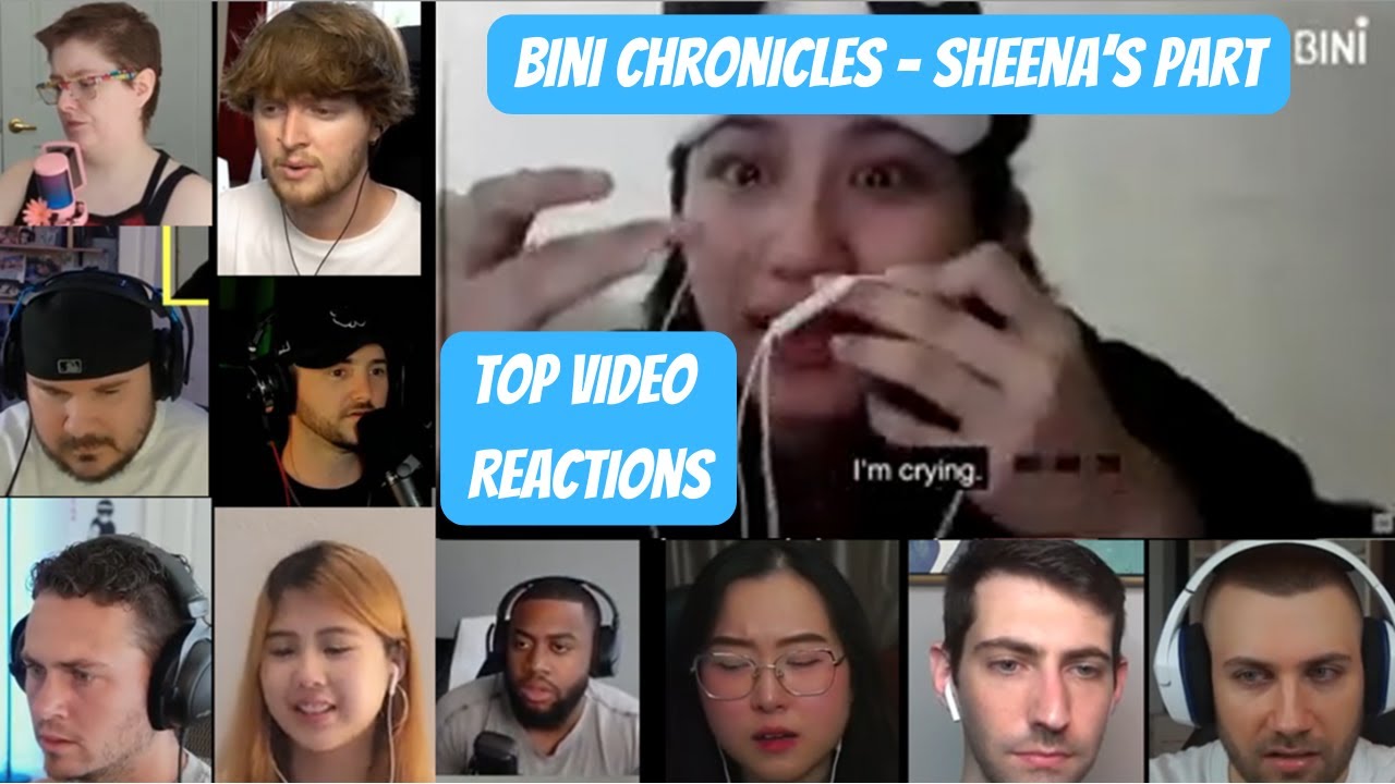 Bini Chronicles | Bini Sheena's Part - Top Reaction Videos Compilation