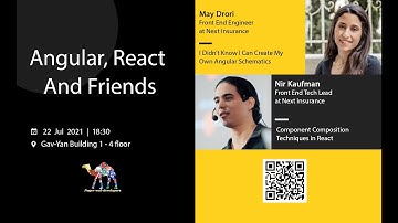 Component Composition Techniques in React - Nir Kaufman