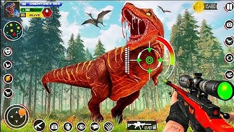 Dino Hunter Games - Jungle Dinosaur Hunting - Android Gameplay #1