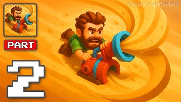 Dune and Dusted - Gameplay Walkthrough Part 2 - Offroad Glory in the Sand (iOS, Android)