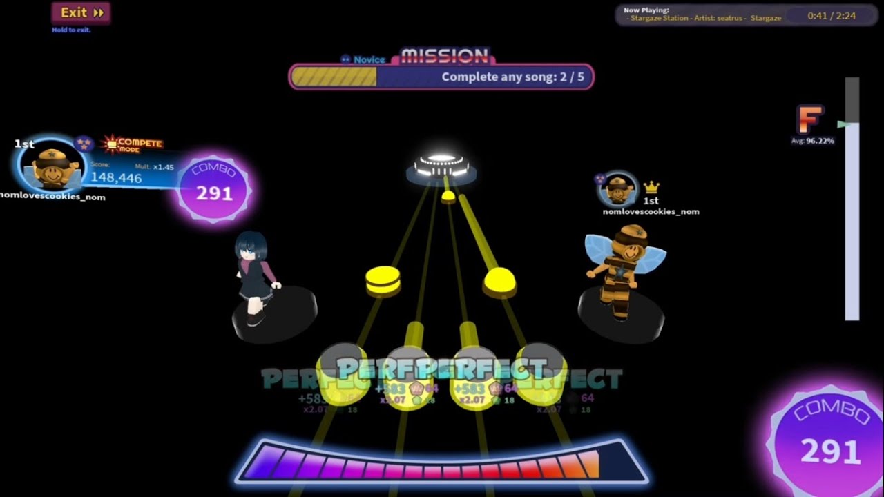 Playing RoBeats on Xbox YouTube