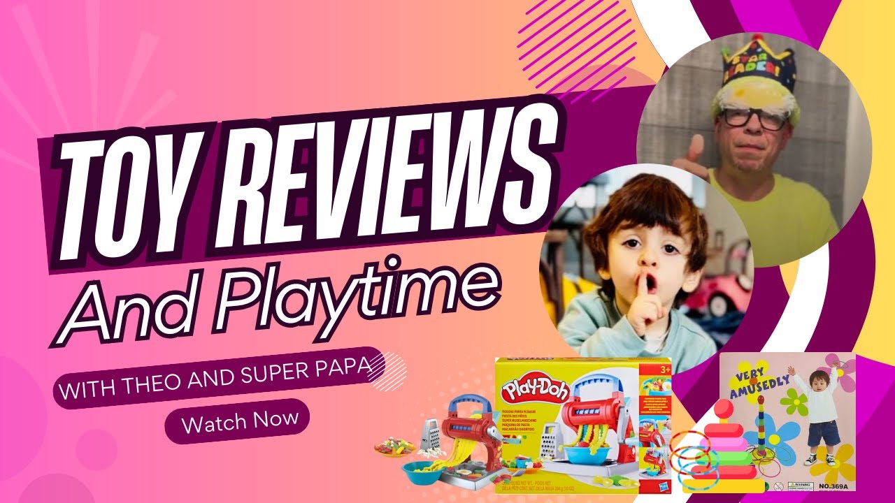 #Toy reviews with Theo and #superpapa unboxing new #toy!!