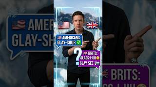 How to Pronounce GLACIER: American vs. British English #pronunciation #englishpronunciation
