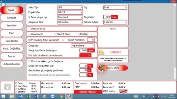 Gasitaly F5 AEB LPG sistemi kalibrasyon vidyosu