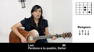 Video thumbnail of "CANTO TRADICIONAL -PERDONA A TU PUEBLO SEÑOR - letra y acordes"