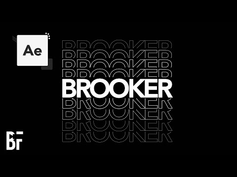 Stroke Text Effect - After Effects Tutorial