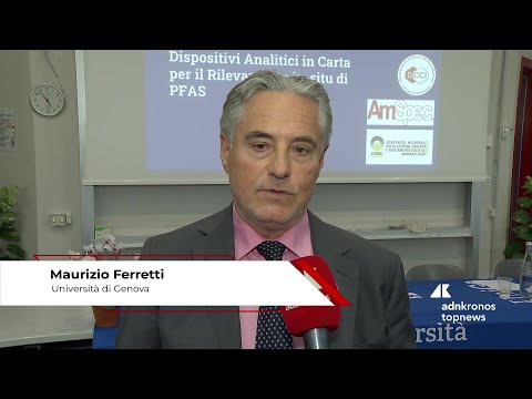 Video Test sui Pfas, Ferretti (Università di Genova): Una svolta low-cost per lanalisi immediata sul