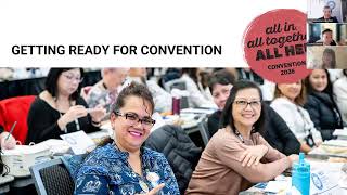 Getting ready for convention 2026