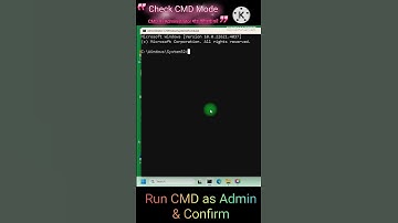 Run CMD as Administrator and Confirm Access | Windows Tips
