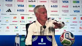 Didier Deschamps Conferencia de prensa previa al duelo Francia ante España Semifinal Mundial 2026