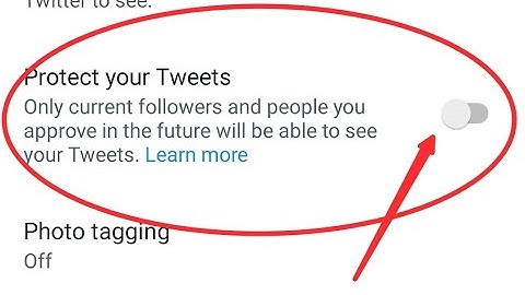 How to off tweet protect in Twitter, Twitter me tweet protect kaise off kare