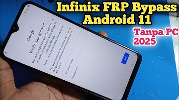 Infinix Hot 10/11 Play Frp Bypass Android 11 2025