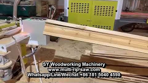 Board Edger / Edge Triming Saw for long wood, furniture wood processing