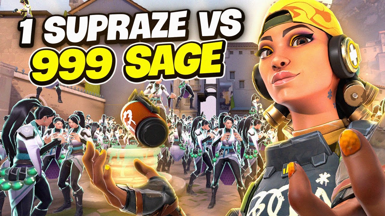 1 SupRaze vs 999 Sage | Dünyanın en iyi Raze i | Valorant