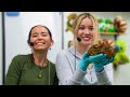 Angelskimi visits maya at her animal sanctuary