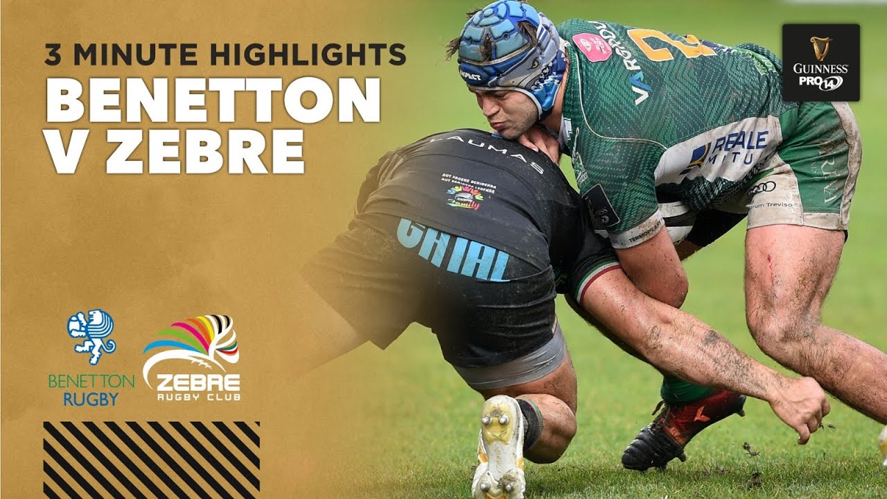 3 Minute Highlights: Benetton Rugby v Zebre Rugby | Round 10 | Guinness PRO  14 2020/21 - YouTube