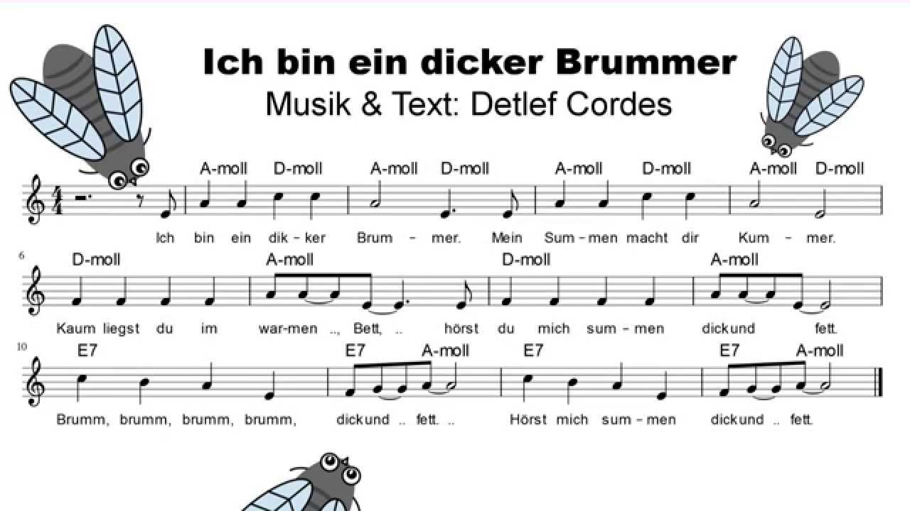 Ich Bin Ein Dicker Tanzbär Text