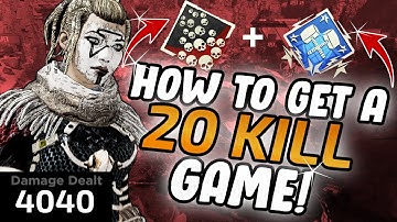 Tips To Get YOUR FIRST 20 KILL GAME! (Apex Legends)