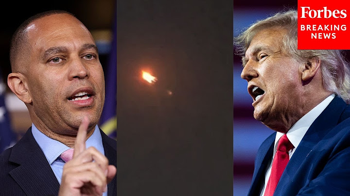 BREAKING NEWS: Hakeem Jeffries Slams Trump After Iran Retaliates Against The US