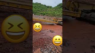 Xe đầu kéo chở máy xúc #bintomvlogs #hotshots #xcavator #excavator #jcb #funny
