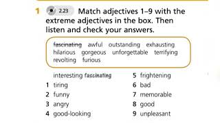 English plus 9. Unit 6. Ex1 p72