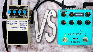 Nux DUOTIME VS Boss DD-8 Delay // Comparison [NO TALK / ONLY TONES]