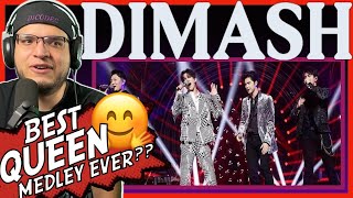 Dimash & Super Vocal Boys 🎙- Queen Medley👑🎶 Singer 2019IANS REACT