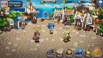 Legend of Heroes Wonder Tactics - Android - Gameplay