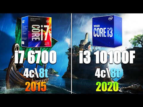 i3 10100F vs i7 6700 Test in 7 Games