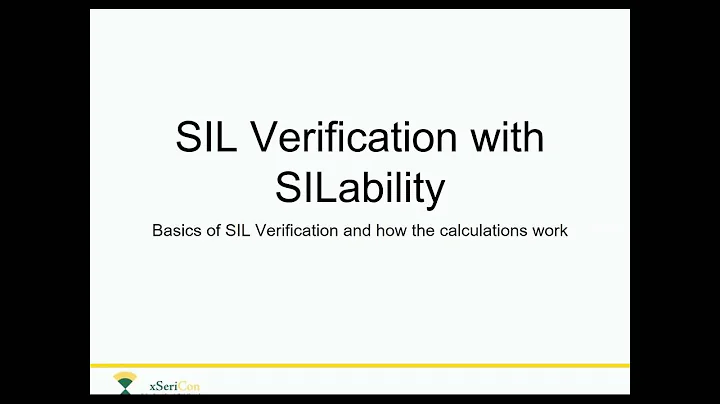 xSeriCon - Online SIL Verification seminar