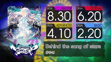 【GITADORA】 Behind the song of stars (MASTER ~ BASIC) Drum