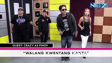 CRAZY AS PINOY NET25 LETTERS AND MUSIC Guesting Part 1