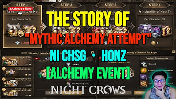 NIGHTCROWS: THE STORY OF "MYTHIC ALCHEMY ATTEMPT" NI ChsG・HonZ