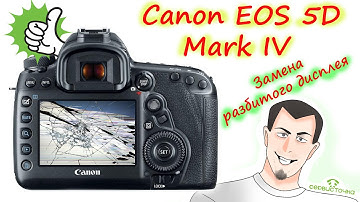 Canon 5D mark 4  / Замена дисплейного модуля /